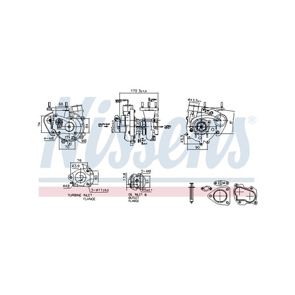 Turbo Nissens 93544 NISSENS