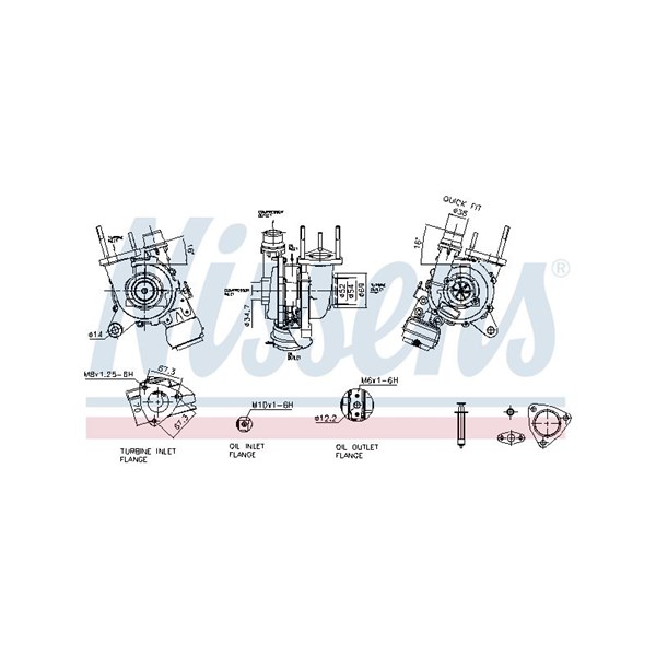 Turbo Nissens 93551 NISSENS
