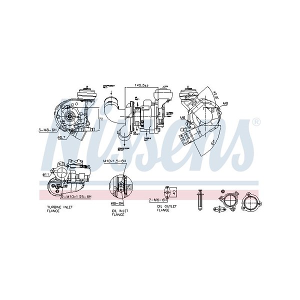 Turbo Nissens 93606 NISSENS