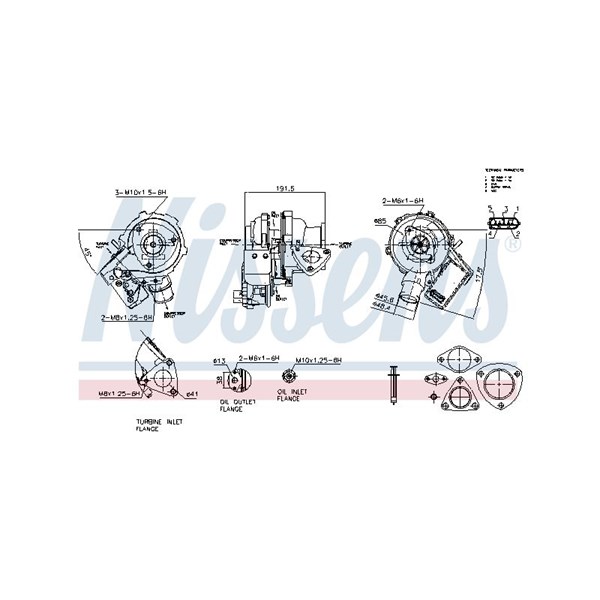 Turbo Nissens 93610 NISSENS