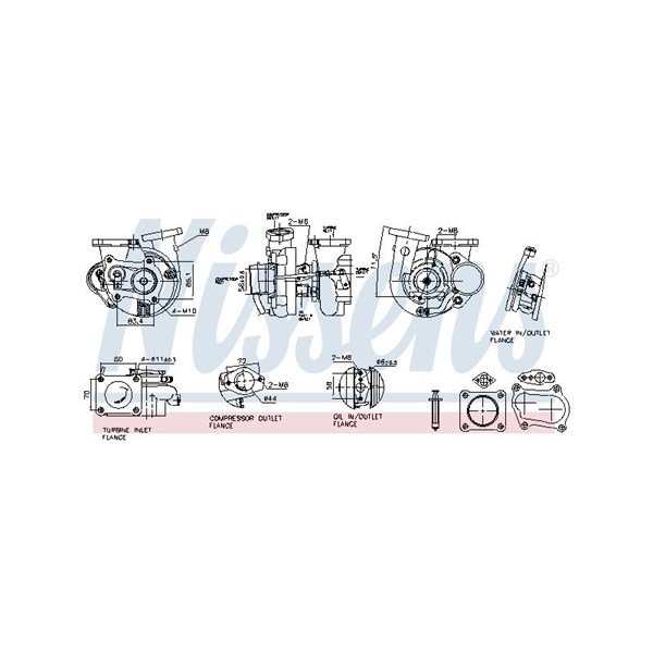 Turbo Nissens 93613 NISSENS Turbo Nissens 93613 NISSENS
