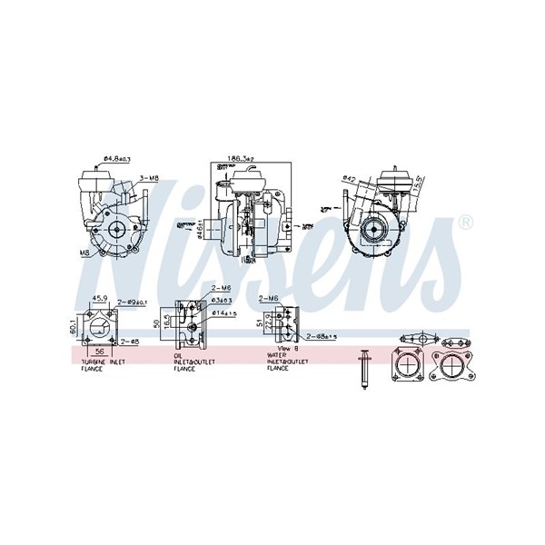 Turbo Nissens 93615 NISSENS