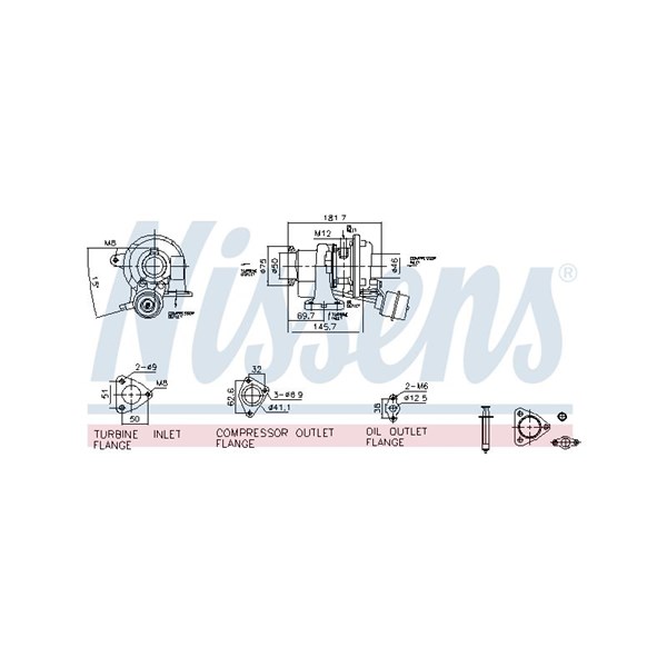 Turbo Nissens 93626 NISSENS