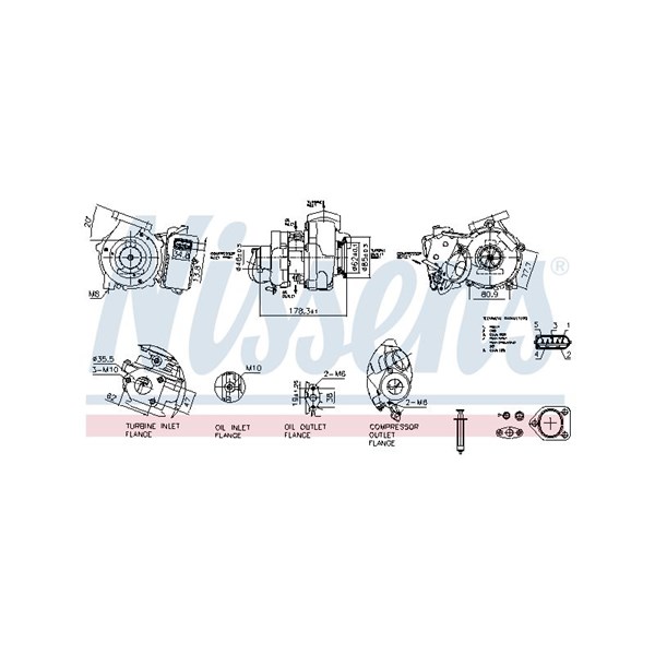 Turbo Nissens 93635 NISSENS