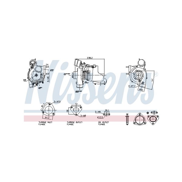 Turbo Nissens 93730 NISSENS