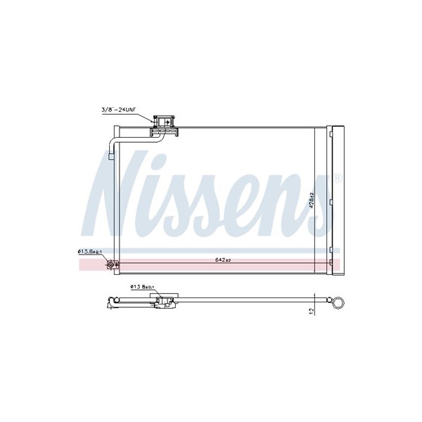 Kondensor, klimatanläggning Nissens 940414 NISSENS Kondensor, klimatanläggning Nissens 940414 NISSENS