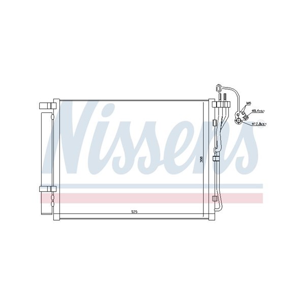 Kondensor, klimatanläggning Nissens 940699 NISSENS
