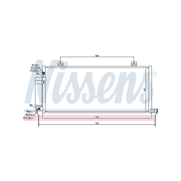 Kondensor, klimatanläggning Nissens 941029 NISSENS Kondensor, klimatanläggning Nissens 941029 NISSENS