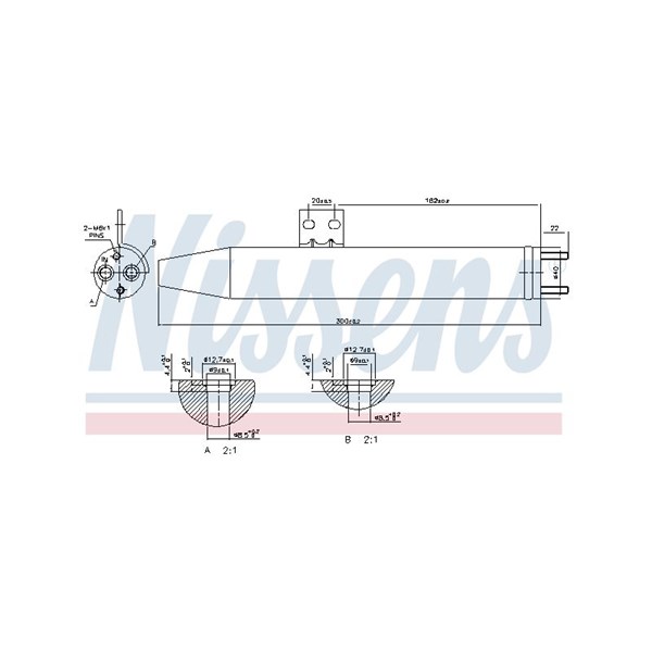 Torkfilter Nissens 95484 NISSENS Torkfilter Nissens 95484 NISSENS