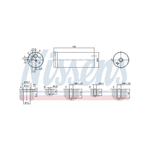 Torkfilter Nissens 95524 NISSENS
