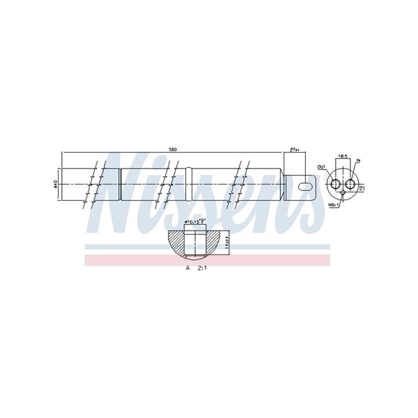 Torkfilter Nissens 95531 NISSENS