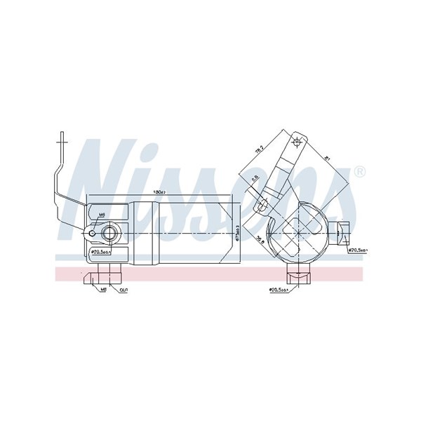 Torkfilter Nissens 95552 NISSENS