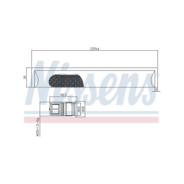 Torkfilter Nissens 95576 NISSENS