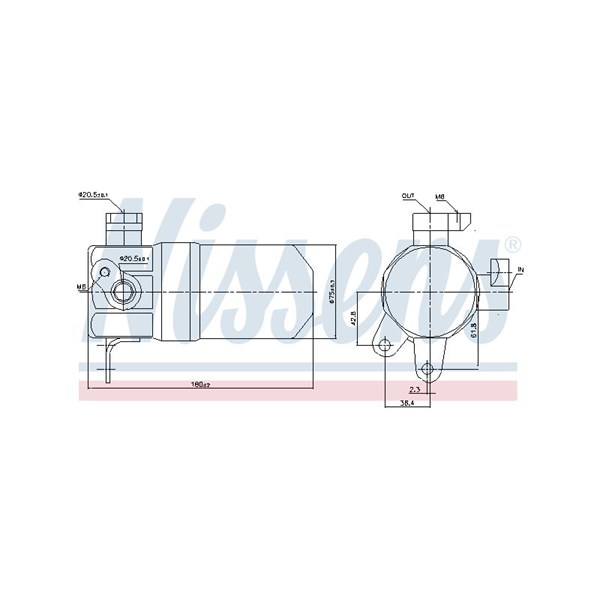 Torkfilter Nissens 95602 NISSENS Torkfilter Nissens 95602 NISSENS