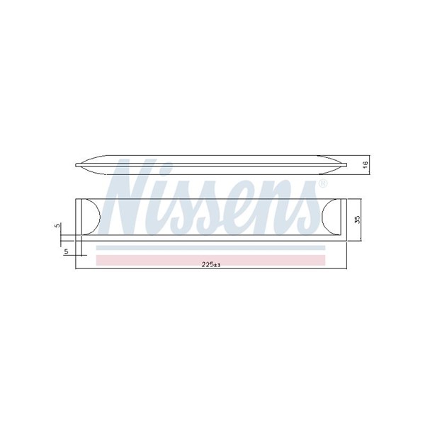 Torkfilter, Fram Nissens 95608 NISSENS