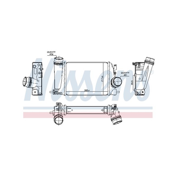 Intercooler Nissens 961118 NISSENS