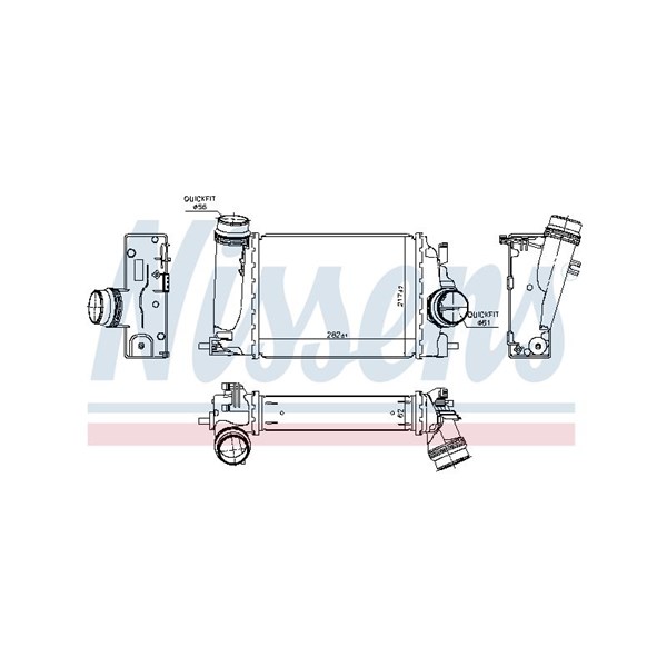 Intercooler Nissens 961122 NISSENS Intercooler Nissens 961122 NISSENS