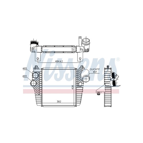Intercooler Nissens 961203 NISSENS
