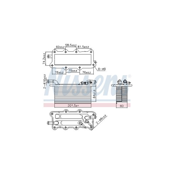 Intercooler Nissens 96122 NISSENS