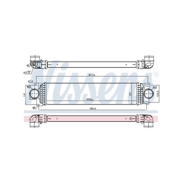 Intercooler Nissens 961234 NISSENS Intercooler Nissens 961234 NISSENS