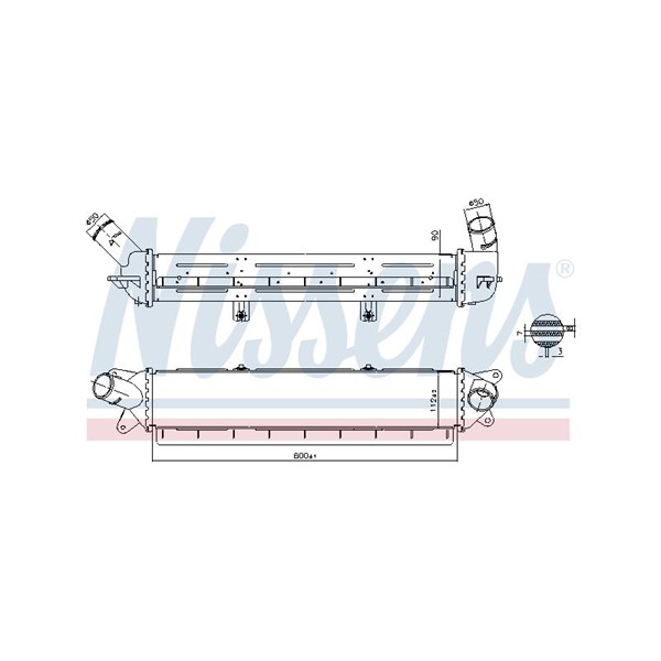 Intercooler Nissens 961242 NISSENS