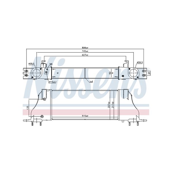 Intercooler Nissens 961251 NISSENS