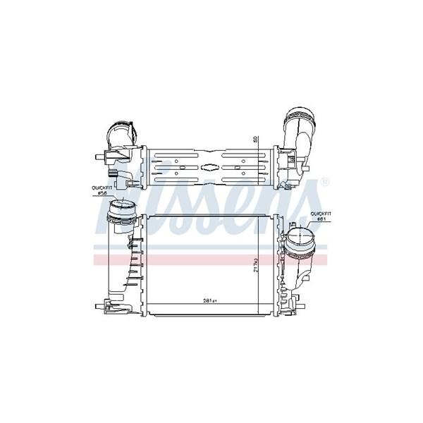 Intercooler Nissens 961429 NISSENS