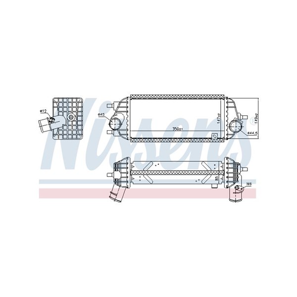 Intercooler Nissens 961442 NISSENS Intercooler Nissens 961442 NISSENS