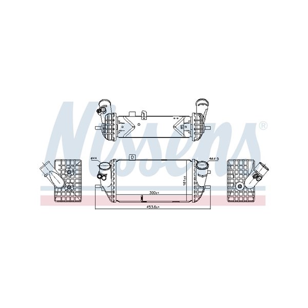 Intercooler Nissens 96144 NISSENS Intercooler Nissens 96144 NISSENS