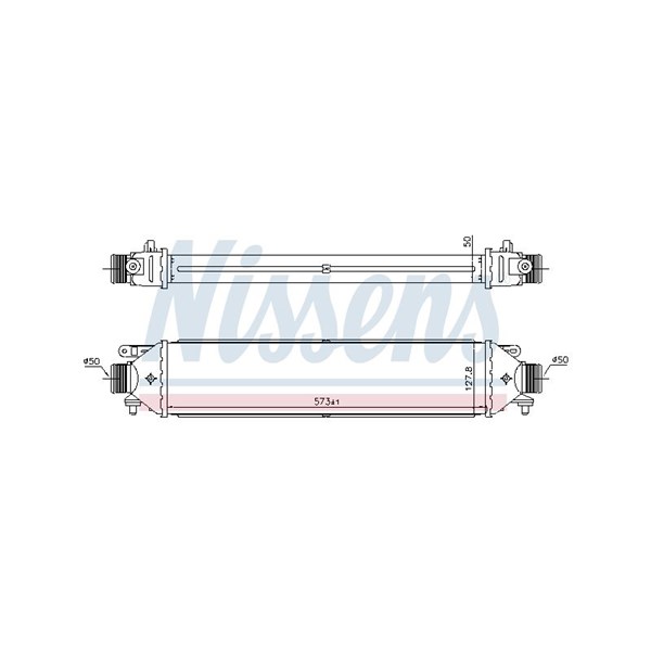 Intercooler Nissens 961464 NISSENS
