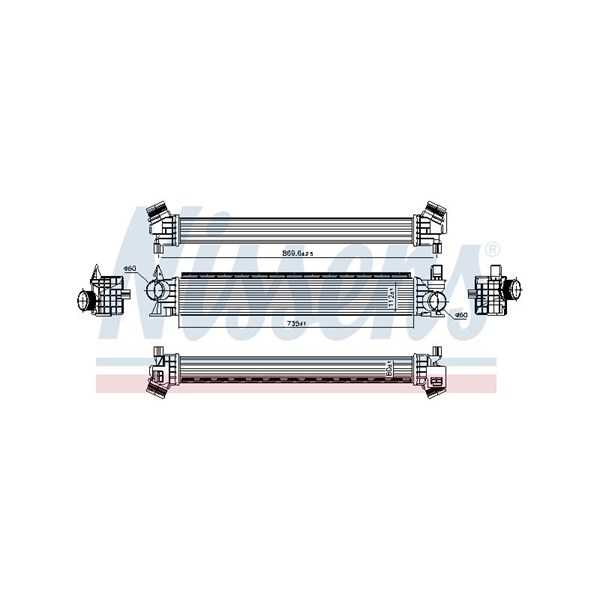 Intercooler Nissens 961479 NISSENS