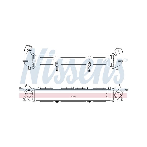 Intercooler Nissens 961490 NISSENS