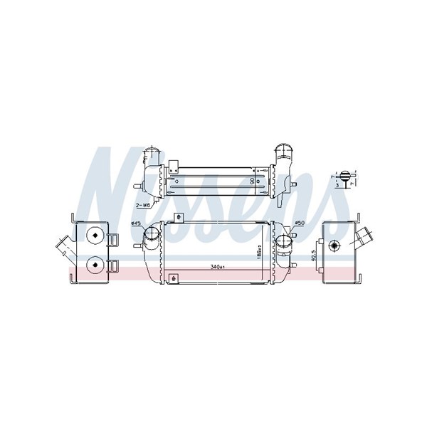 Intercooler Nissens 961492 NISSENS