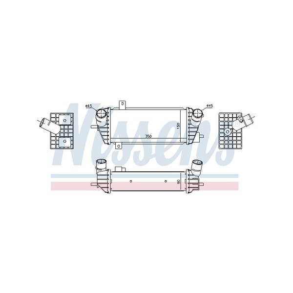 Intercooler Nissens 961493 NISSENS Intercooler Nissens 961493 NISSENS