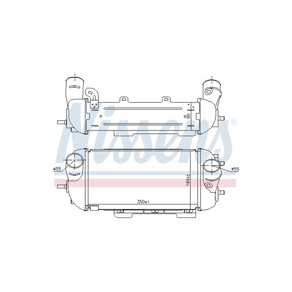 Intercooler Nissens 961497 NISSENS