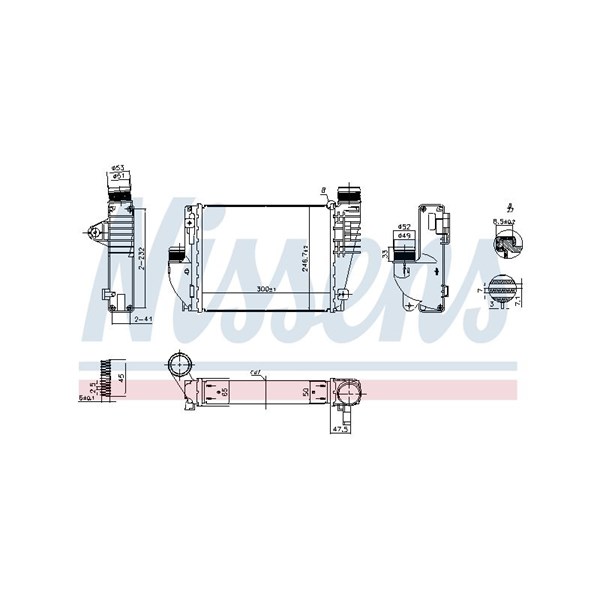 Intercooler Nissens 961523 NISSENS Intercooler Nissens 961523 NISSENS
