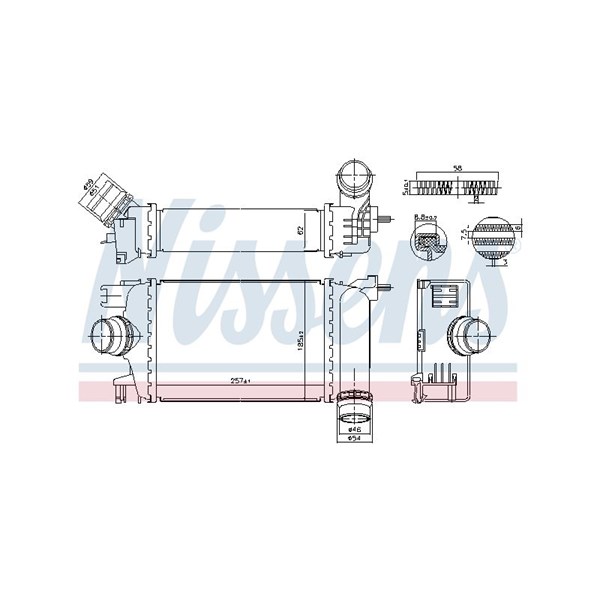 Intercooler Nissens 961526 NISSENS Intercooler Nissens 961526 NISSENS