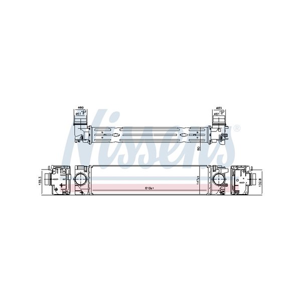 Intercooler Nissens 961540 NISSENS Intercooler Nissens 961540 NISSENS