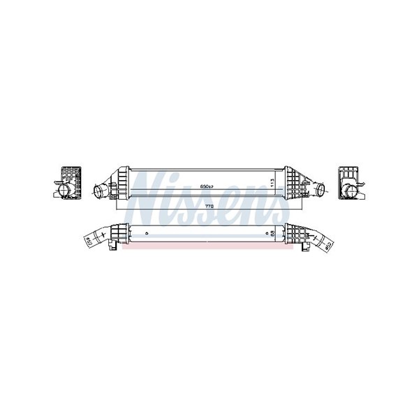 Intercooler Nissens 961582 NISSENS Intercooler Nissens 961582 NISSENS