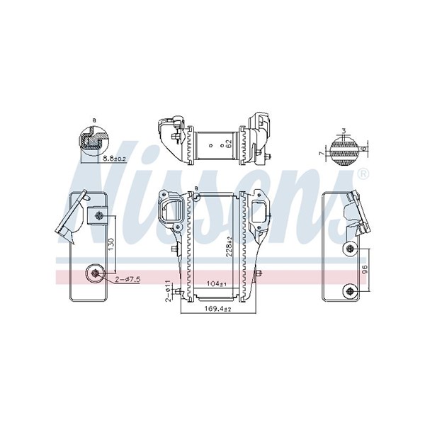 Intercooler NISSENS