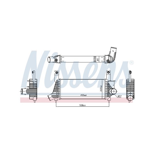 Intercooler Nissens 961593 NISSENS