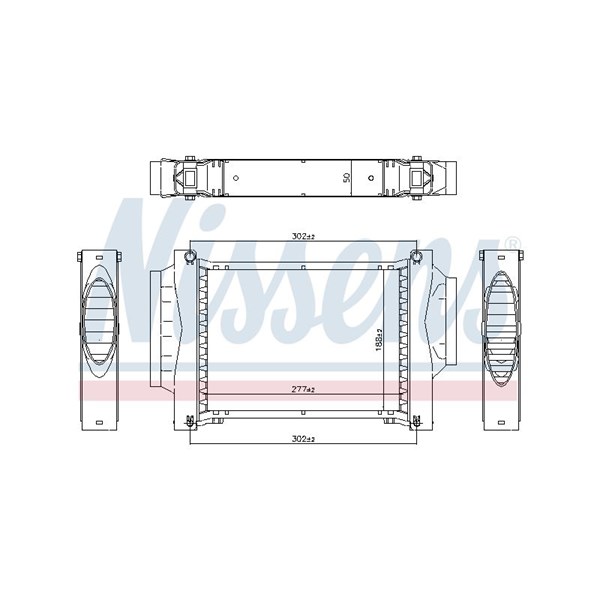 Intercooler Nissens 961604 NISSENS