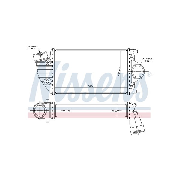 Intercooler, Vänster Nissens 96174 NISSENS Intercooler, Vänster Nissens 96174 NISSENS