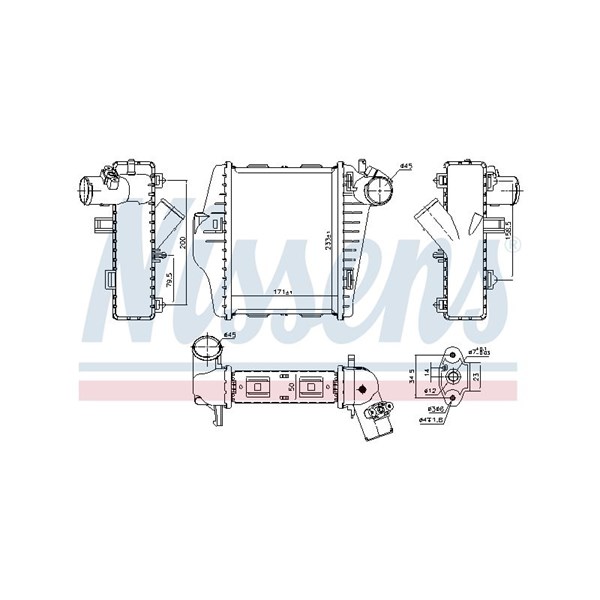 Intercooler Nissens 96177 NISSENS Intercooler Nissens 96177 NISSENS