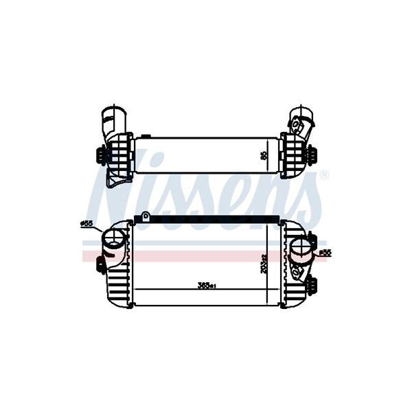 Intercooler Nissens 96187 NISSENS