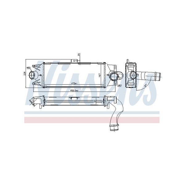 Intercooler Nissens 96202 NISSENS