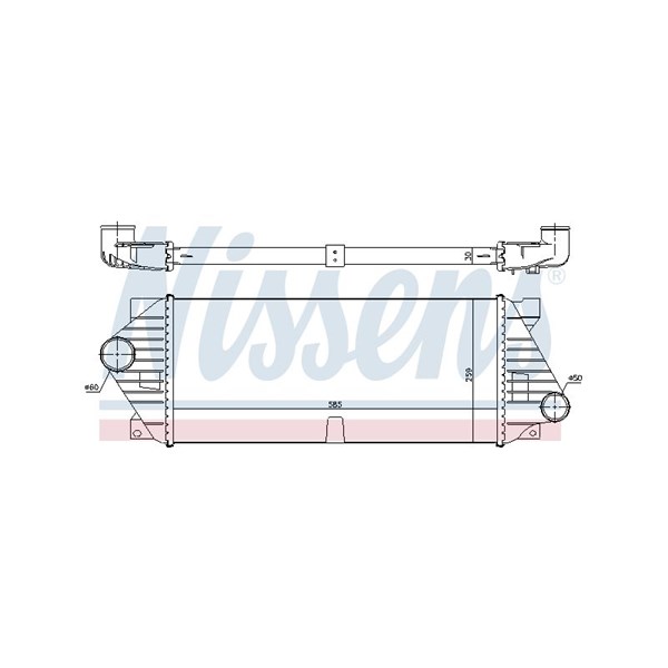 Intercooler Nissens 96206 NISSENS Intercooler Nissens 96206 NISSENS