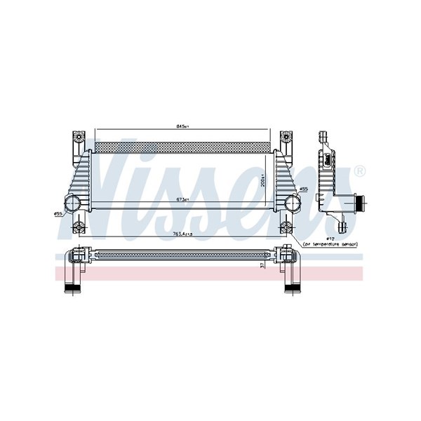 Intercooler Nissens 96222 NISSENS