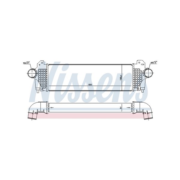 Intercooler Nissens 96245 NISSENS