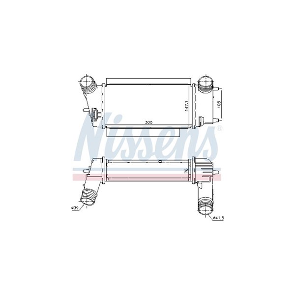 Intercooler Nissens 96252 NISSENS Intercooler Nissens 96252 NISSENS